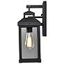 4_Corning 15 1/2" High Matte Black Outdoor Wall Light more views