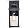 5_Corning 15 1/2" High Matte Black Outdoor Wall Light more views
