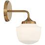 5_Cornwell 10" High Aged Brass Wall Sconce more views