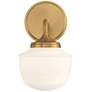 6_Cornwell 10" High Aged Brass Wall Sconce more views