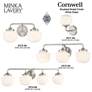 Cornwell 10" High Aged Brass Wall Sconce