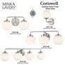 Cornwell 16" Wide Brushed Nickel 2-Light Wall Sconce