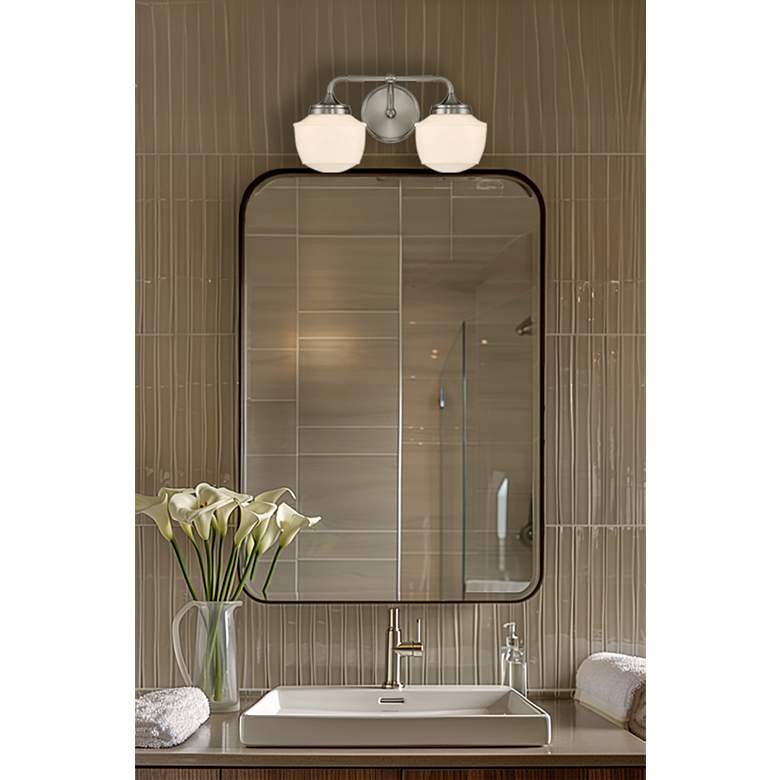 Image 4 Cornwell 16" Wide Brushed Nickel 2-Light Wall Sconce more views
