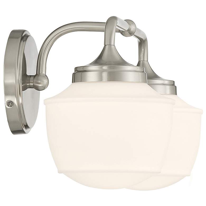 Image 6 Cornwell 16" Wide Brushed Nickel 2-Light Wall Sconce more views
