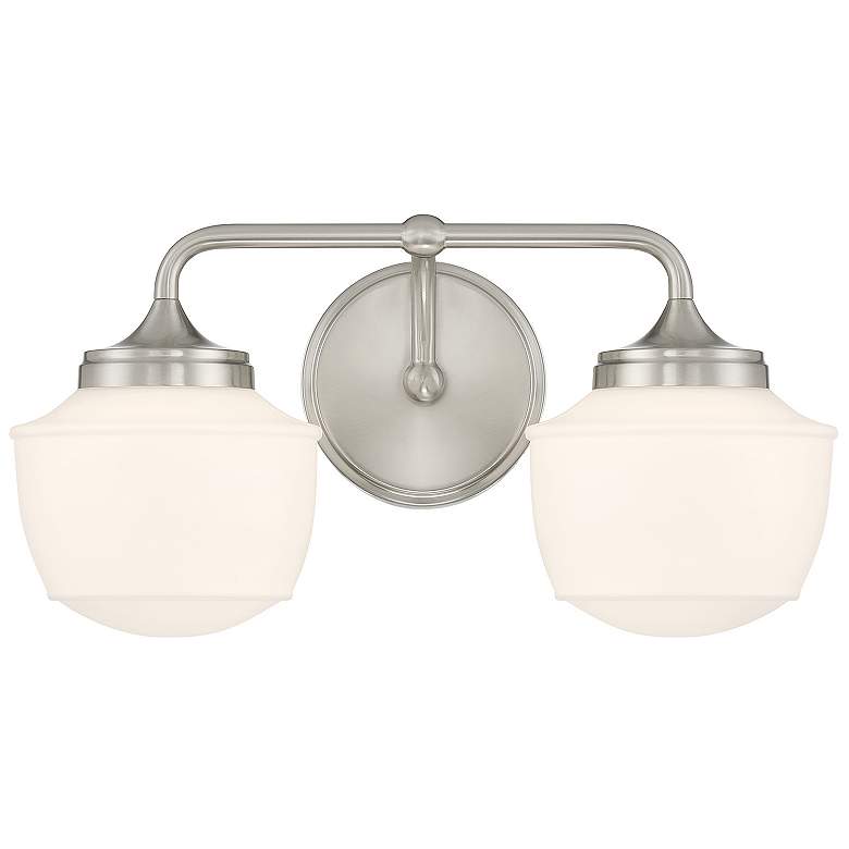 Image 7 Cornwell 16" Wide Brushed Nickel 2-Light Wall Sconce more views