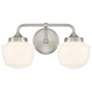 7_Cornwell 16" Wide Brushed Nickel 2-Light Wall Sconce more views