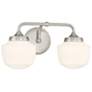 Cornwell 16" Wide Brushed Nickel 2-Light Wall Sconce
