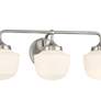 4_Cornwell 23" Wide Brushed Nickel 3-Light Vanity Bath Light more views