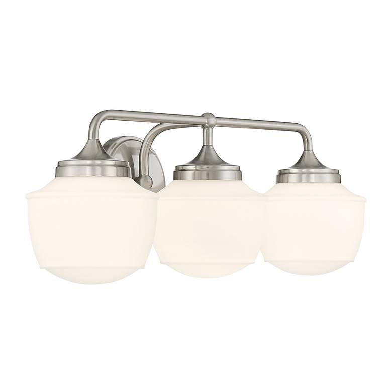 Image 6 Cornwell 23" Wide Brushed Nickel 3-Light Vanity Bath Light more views