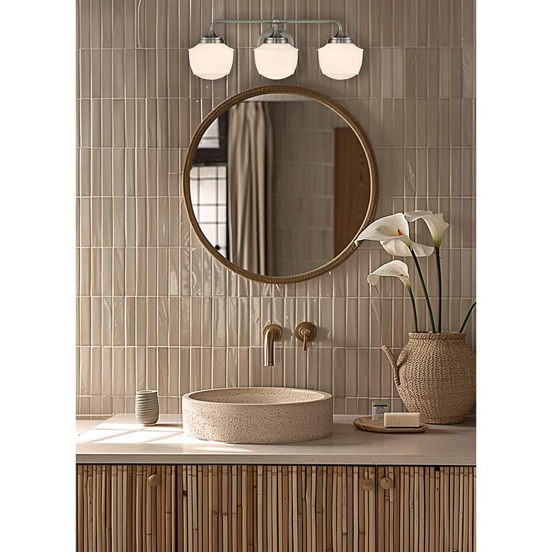 Image 7 Cornwell 23" Wide Brushed Nickel 3-Light Vanity Bath Light more views