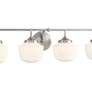 Cornwell 32" Wide Brushed Nickel 4-Light Vanity Bath Light
