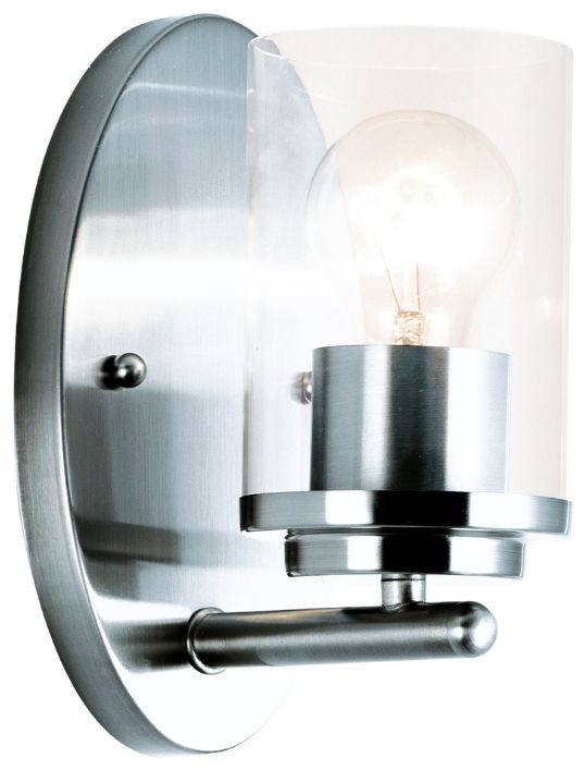 Corona 1-Light Wall Sconce - Polished Chrome