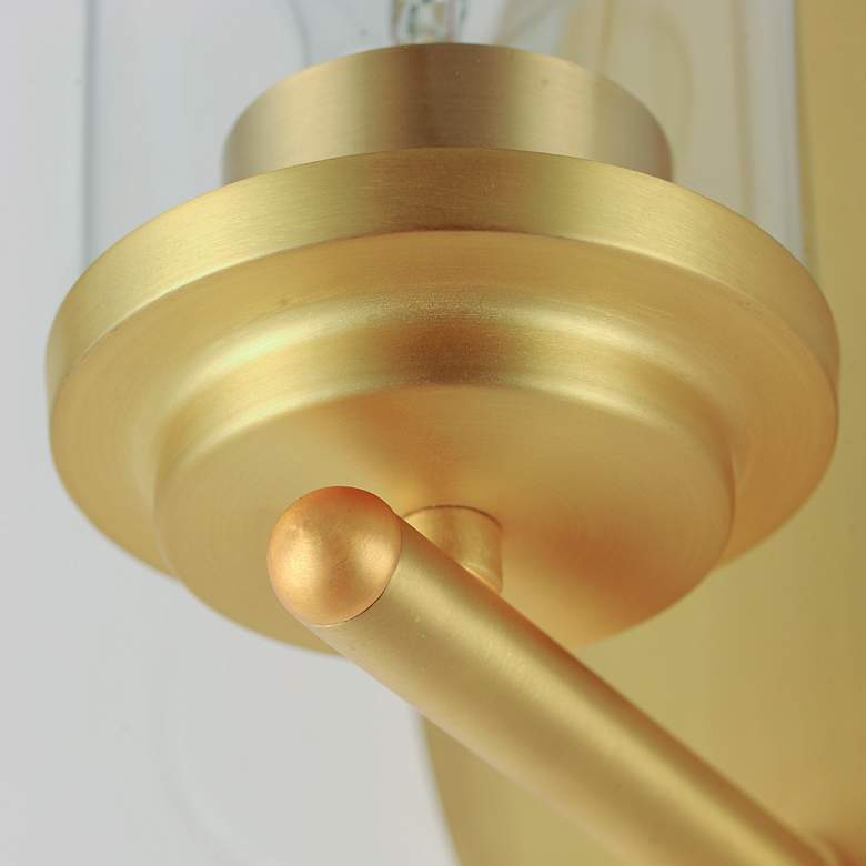 Image 6 Corona 1-Light Wall Sconce - Satin Brass more views