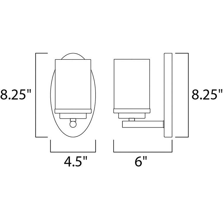 Image 2 Corona 1-Light Wall Sconce more views