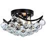 3_Corona 10" Wide Black 4-Light Ceiling Light