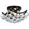 Corona 10" Wide Black 4-Light Ceiling Light