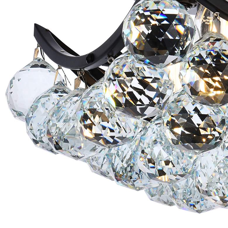 Image 4 Corona 10" Wide Black 4-Light Ceiling Light more views
