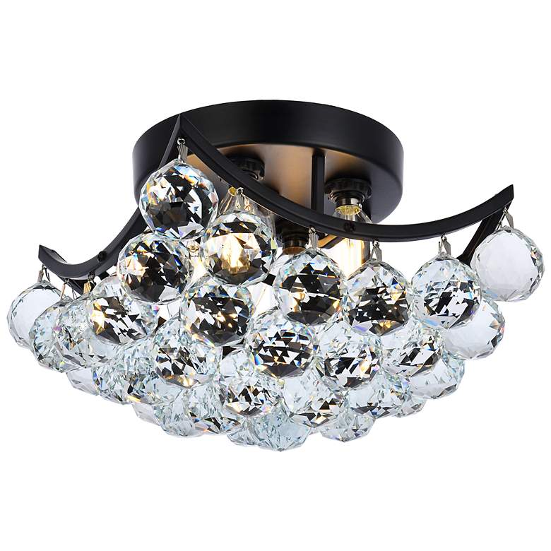 Image 5 Corona 10" Wide Black 4-Light Ceiling Light more views