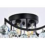 7_Corona 10" Wide Black 4-Light Ceiling Light more views