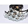 Corona 10" Wide Black 4-Light Ceiling Light in scene