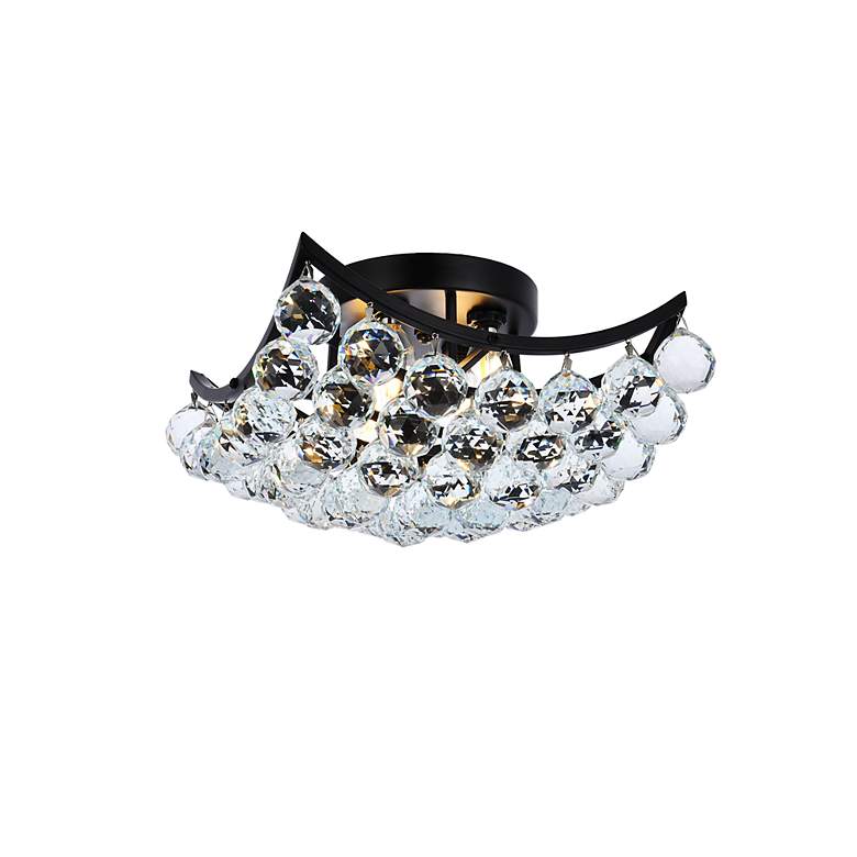 Image 4 Corona 12" Black Flush Mount more views