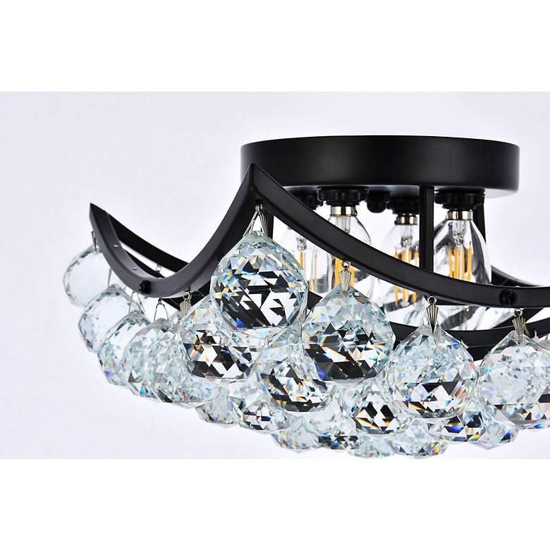 Image 6 Corona 12" Black Flush Mount more views