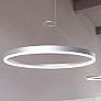 Thumbnail1 of Corona 15.75" Wide Bright Satin Aluminum LED Pendant