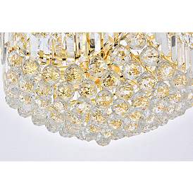Image5 of Corona 15 Lt Gold Chandelier Clear more views