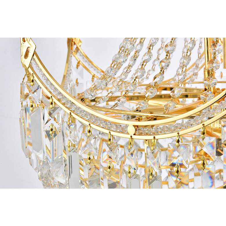 Image 6 Corona 15 Lt Gold Chandelier Clear more views