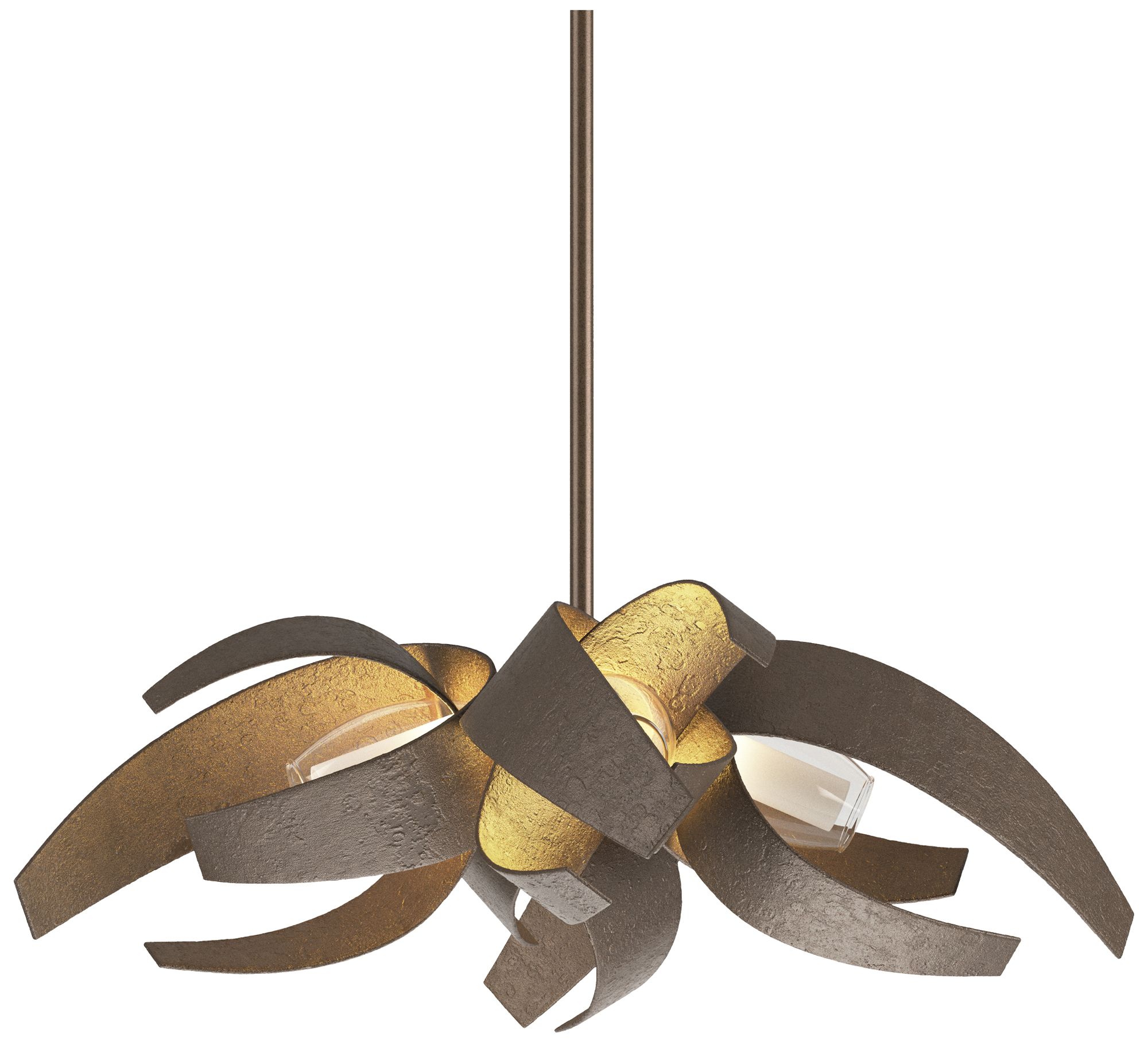 Corona 18" Wide 4-Light Bronze Pendant - Made to Order