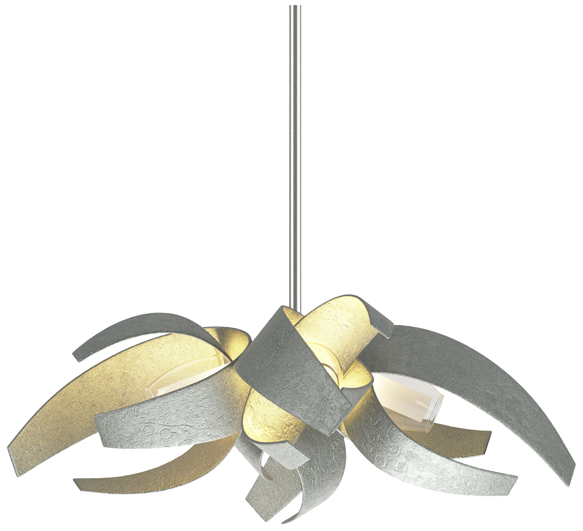 Corona 18" Wide 4-Light Vintage Platinum Pendant