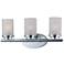 Corona 19 1/4" Wide Polished Chrome 3-Light Bath Light