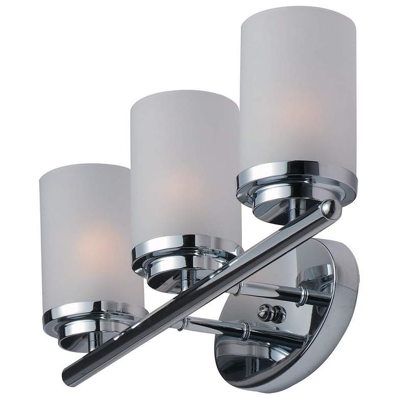 Image 2 Corona 19 1/4" Wide Polished Chrome 3-Light Bath Light more views