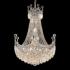 Corona 24" Wide Chrome and Crystal 15-Light Chandelier