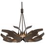 Corona 26.9" Wide Bronze Pendant With Frosted Diffuser Shade