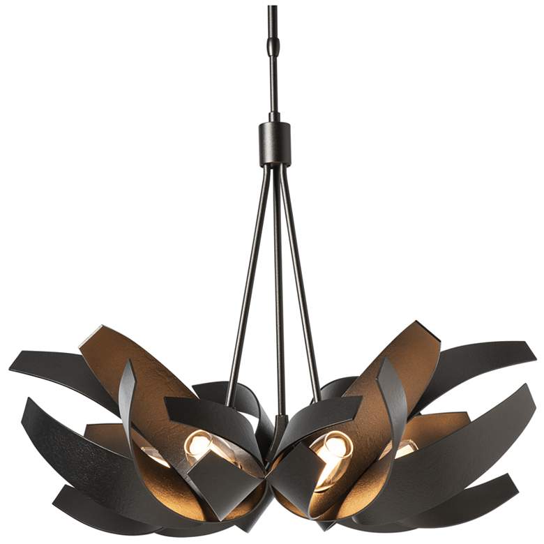 Image 1 Corona 26.9" Wide Oil Rubbed Bronze Pendant With Frosted Diffuser Shad