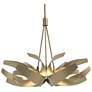 Corona 26.9" Wide Soft Gold Pendant With Frosted Diffuser Shade