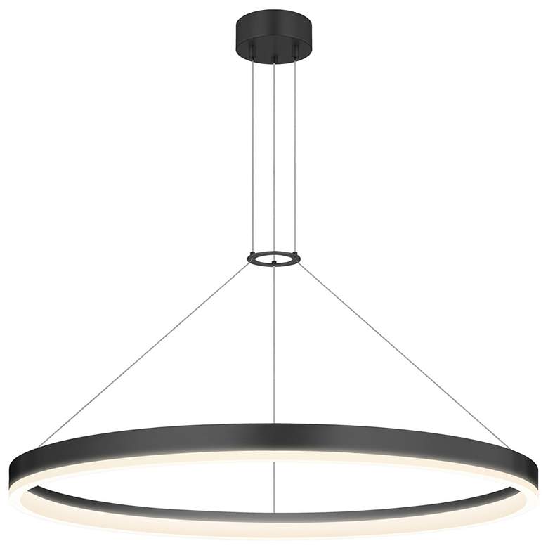 Image 1 Corona 32" LED Ring Pendant - Satin Black