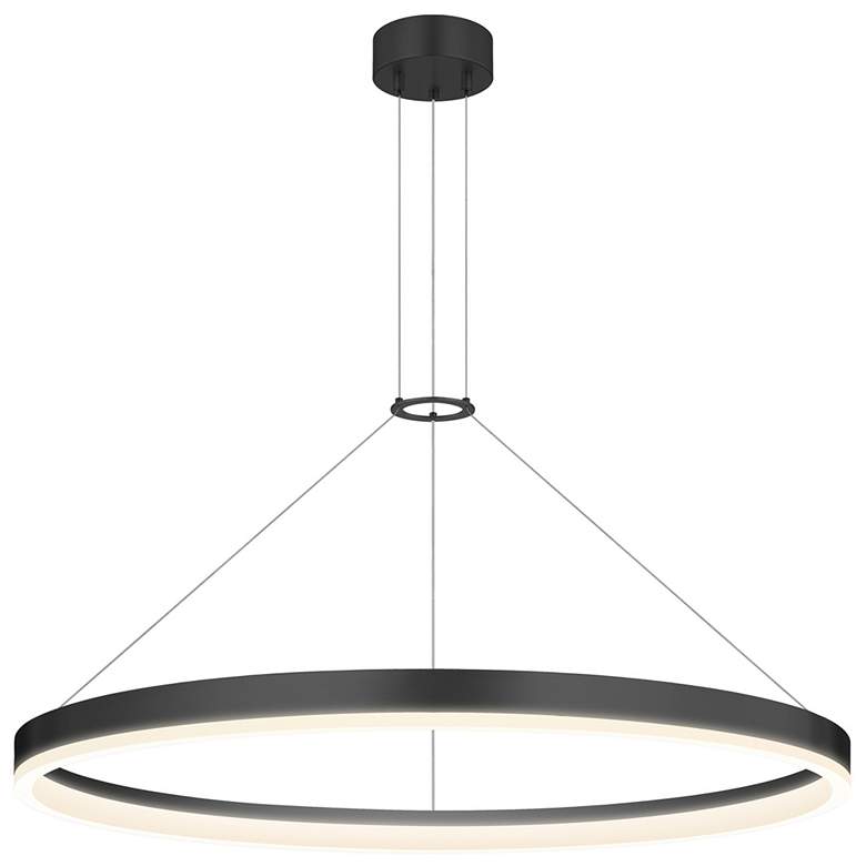 Image 1 Corona 32 inch LED Ring Pendant - Satin Black