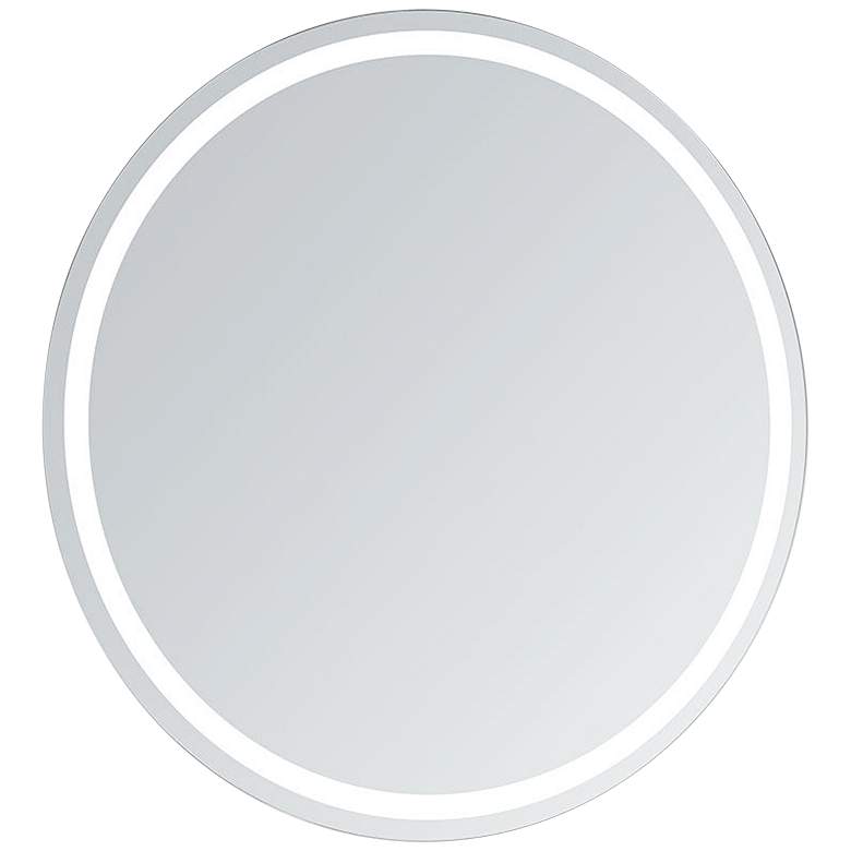 Image 2 Corona 32" Round LED Lighted Bathroom Vanity Wall Mirror