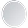 Corona 32" Round LED Lighted Bathroom Vanity Wall Mirror