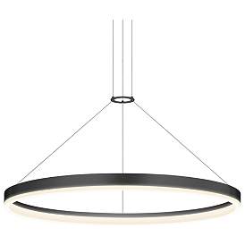 Image1 of Corona 32" Satin Black LED Ring Pendant