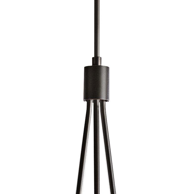 Image 4 Corona 35.1" Wide Large Dark Smoke Pendant With Clear Glass Shade more views