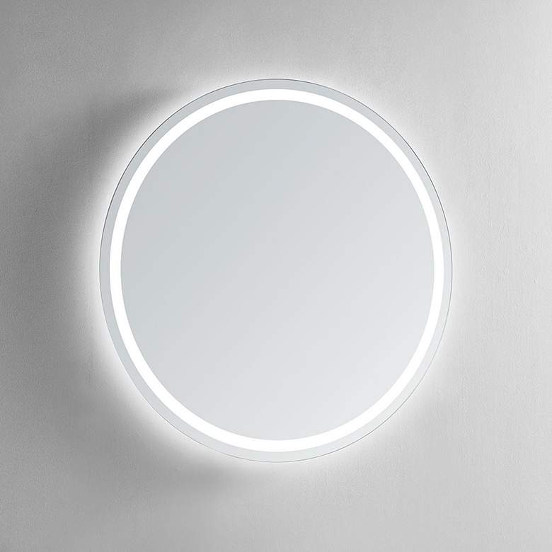 Image 1 Corona 36" Round LED Lighted Bathroom Vanity Wall Mirror