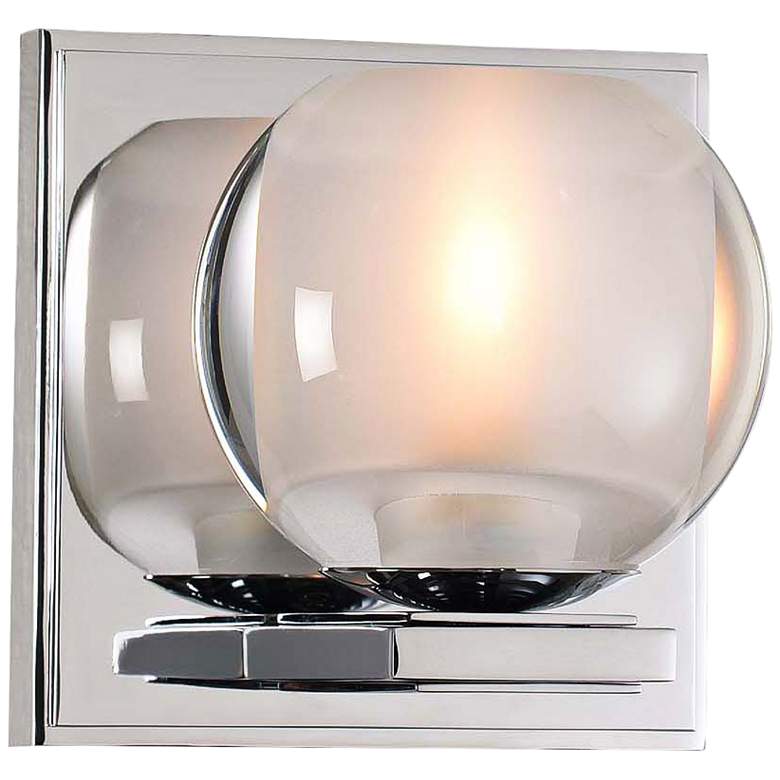 Image 2 Corona 5" High Chrome LED Wall Sconce