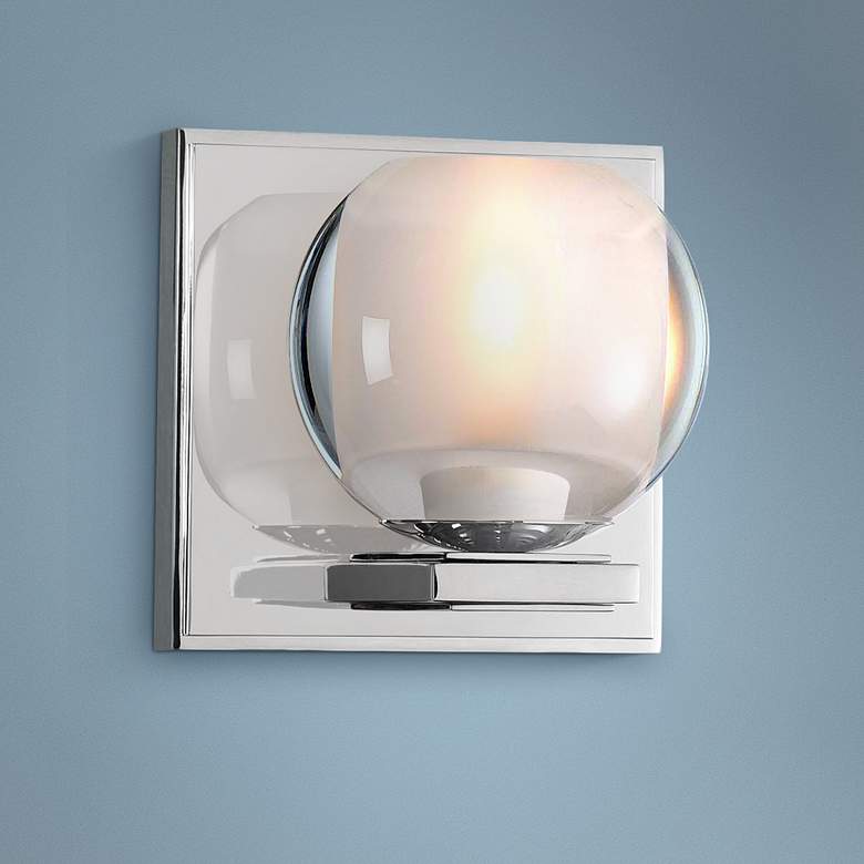 Image 1 Corona 5 inch High Chrome LED Wall Sconce