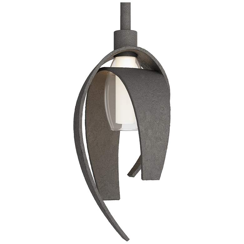Image 1 Corona 6.2" Wide Natural Iron Mini-Pendant