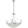 Corona 8 Lt Gold Chandelier Clear