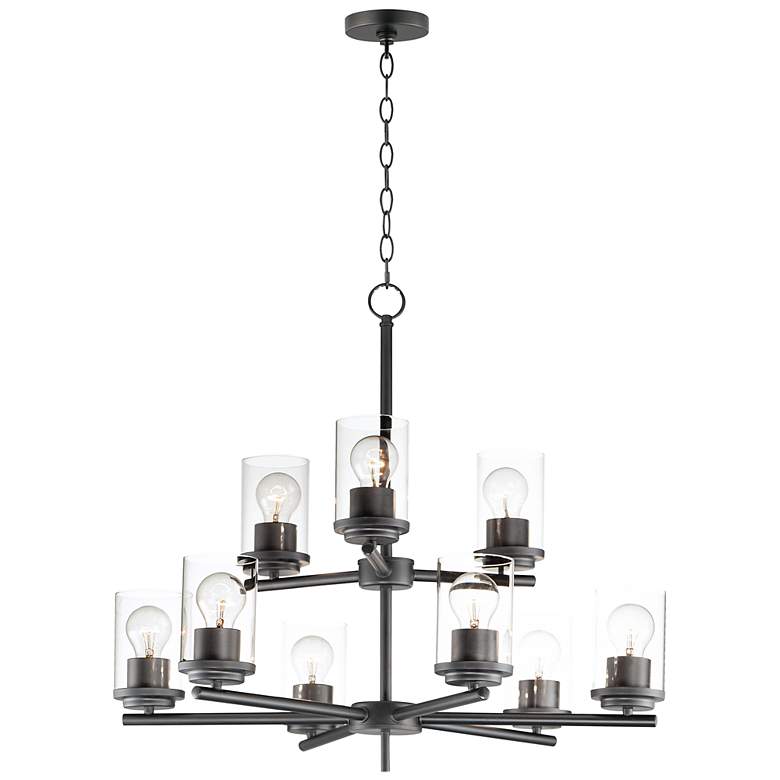 Image 1 Corona 9-Light Chandelier - Black