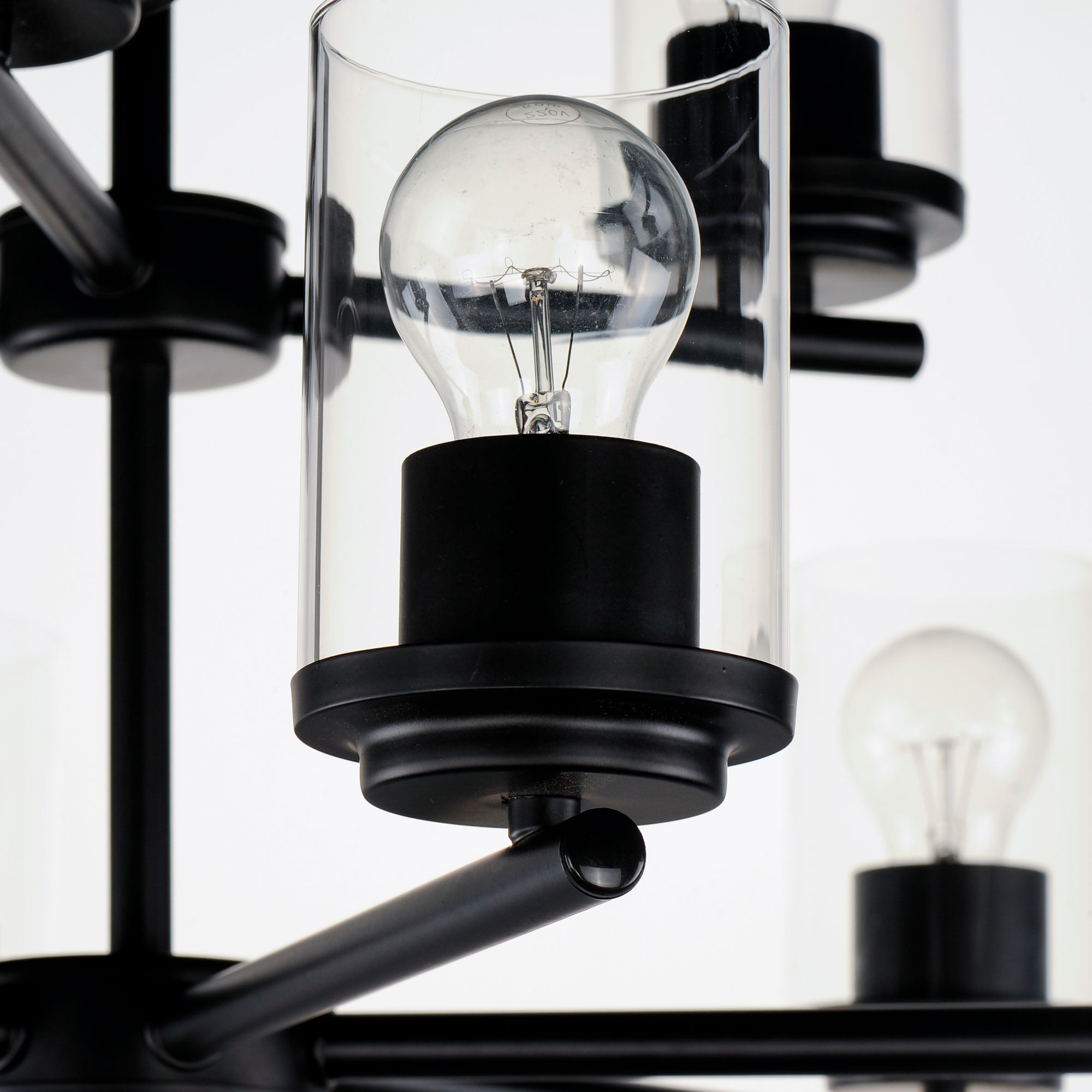 Image 4 Corona 9-Light Chandelier - Black more views